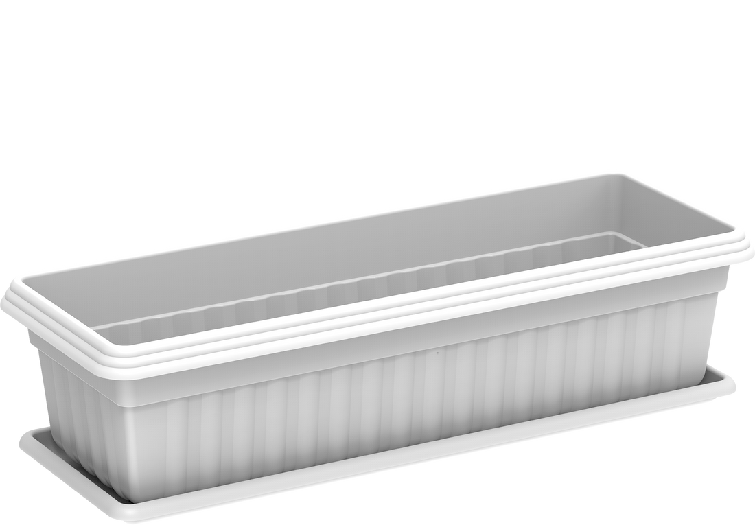 Cosmoplast UAE 19" Small Exotica Planter with Tray