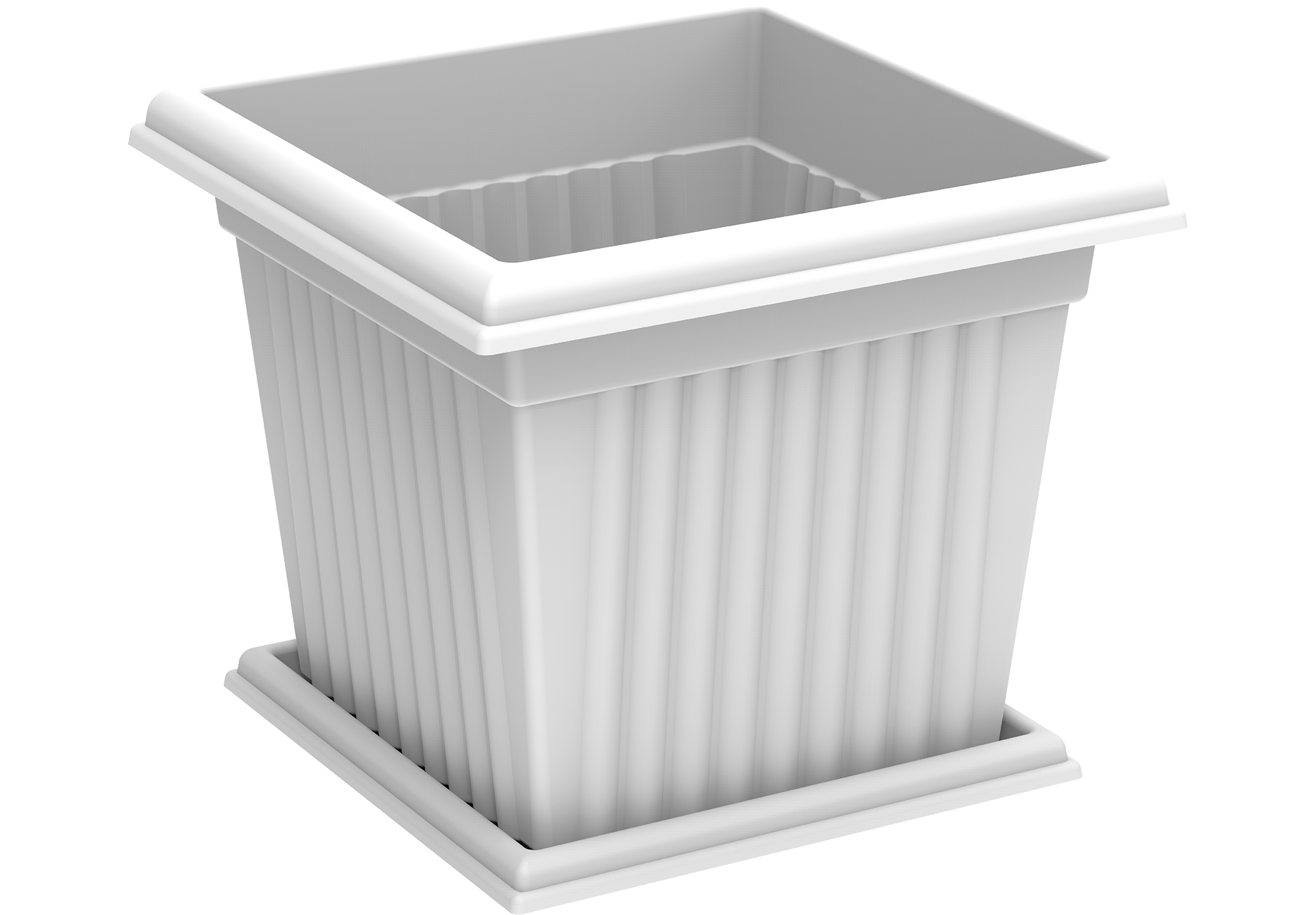 Cosmoplast UAE 10L Square Planter with Tray