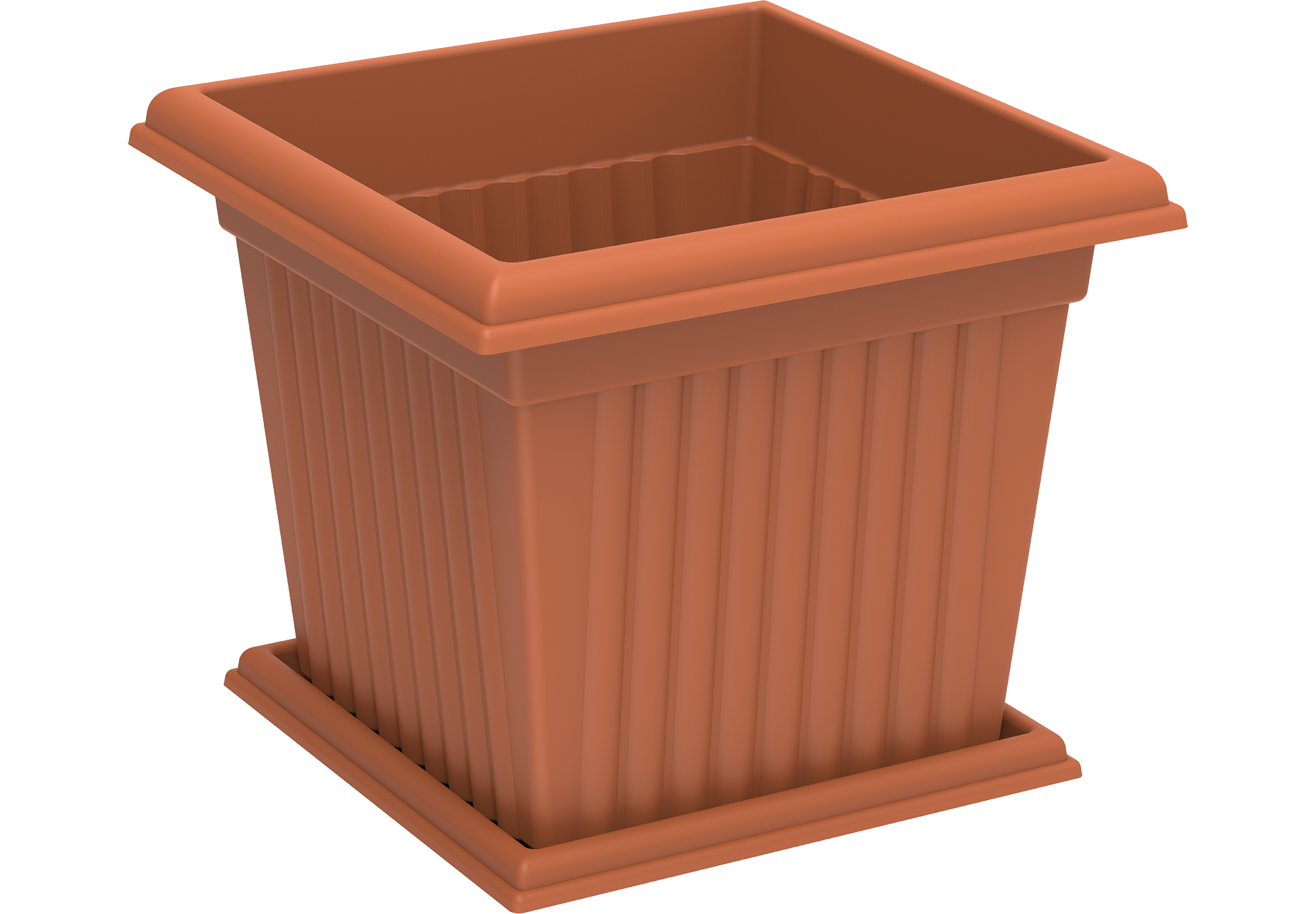 Cosmoplast UAE 30L Square Planter with Tray