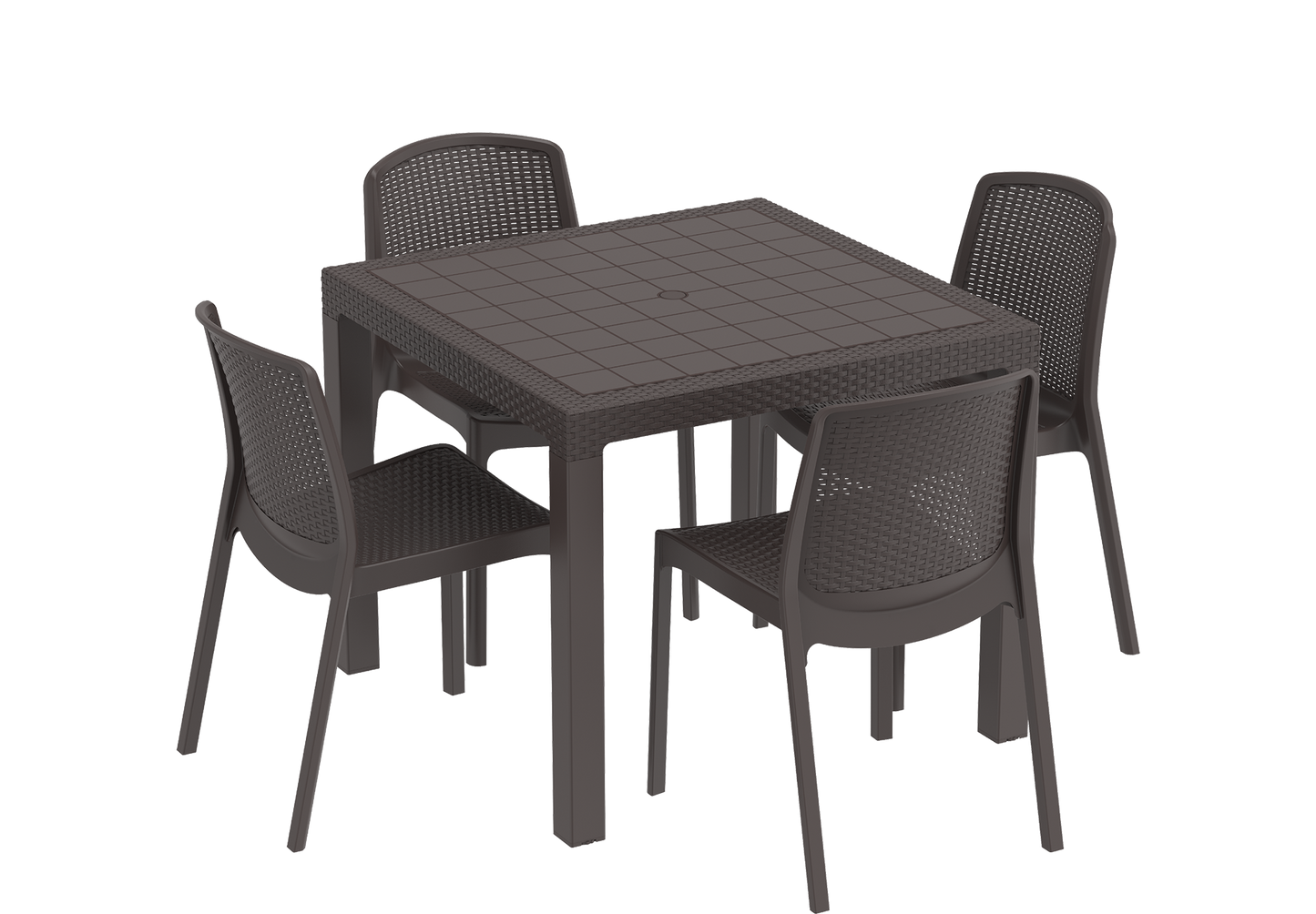 4-SEATER OUTDOOR DINING SET
