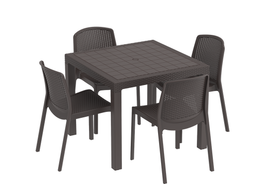 4-SEATER OUTDOOR DINING SET