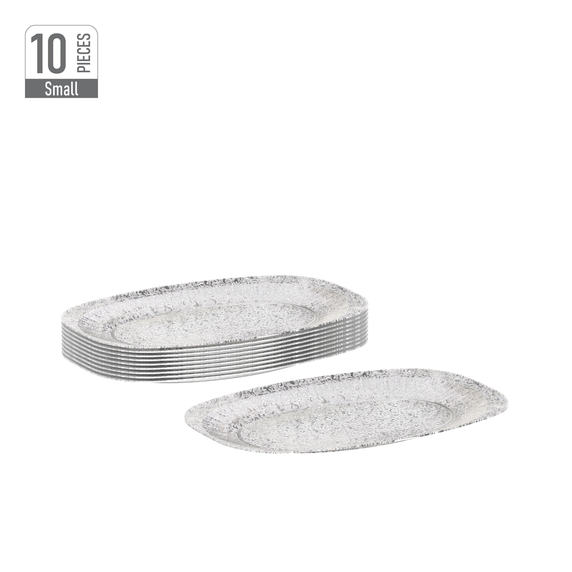Small Aluminium Platter Pack of 10