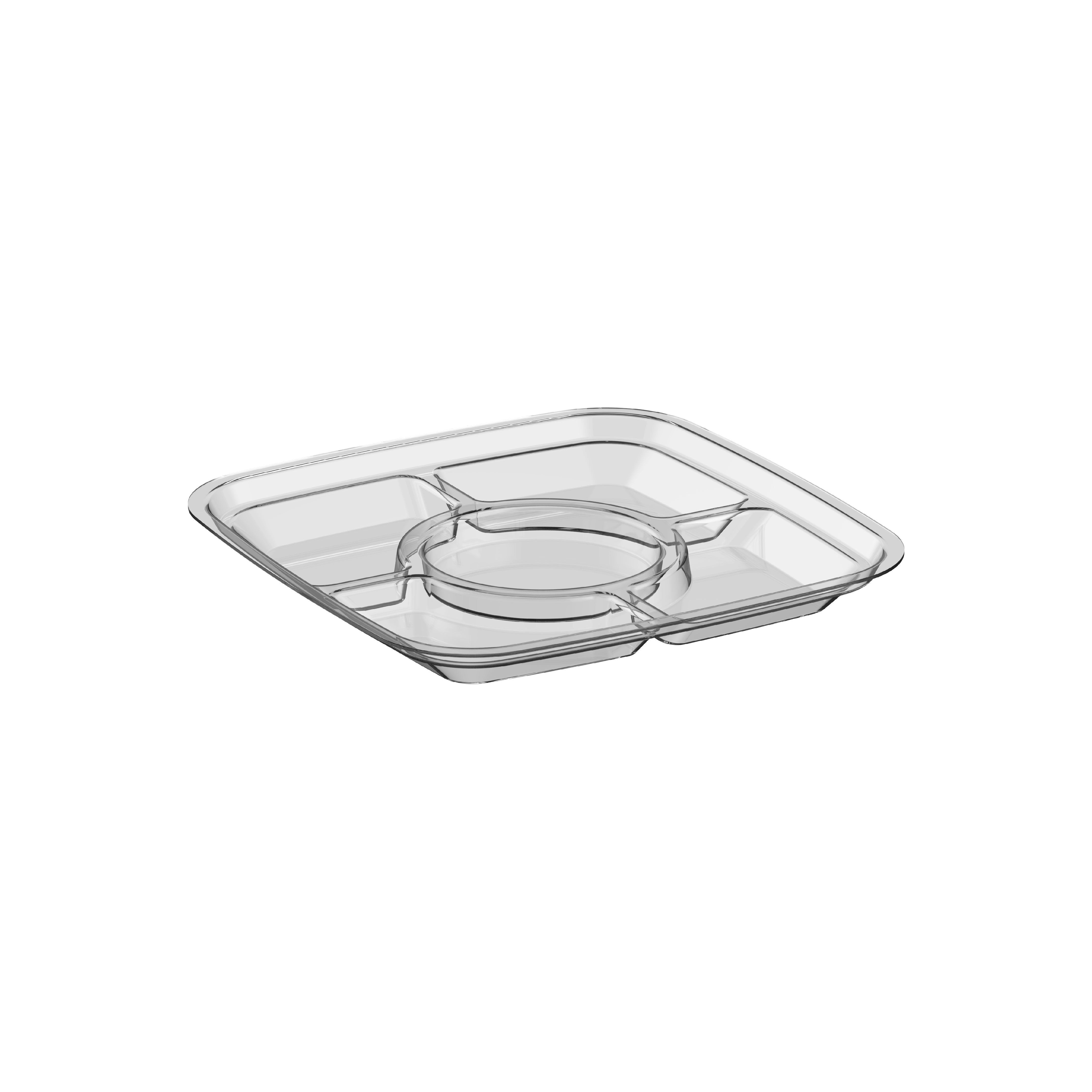 24 oz Square Microwave Bowls with Clear Lids