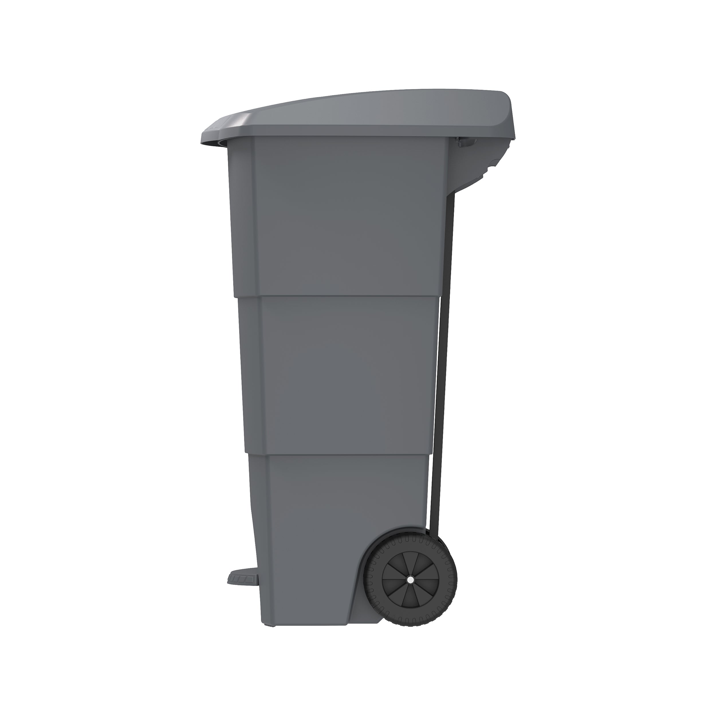 125L Step-on Waste Bin with Pedal & Wheels