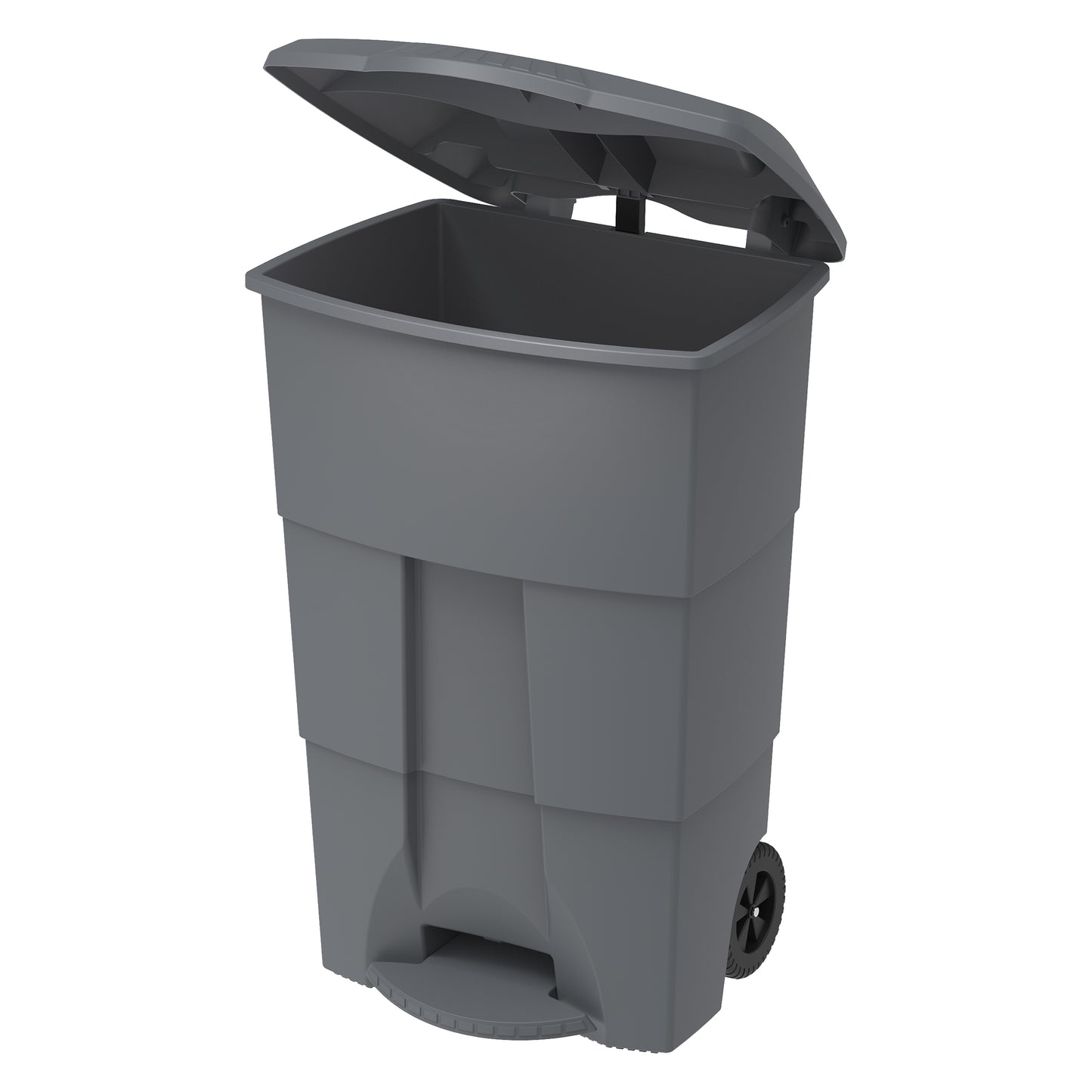125L Step-on Waste Bin with Pedal & Wheels