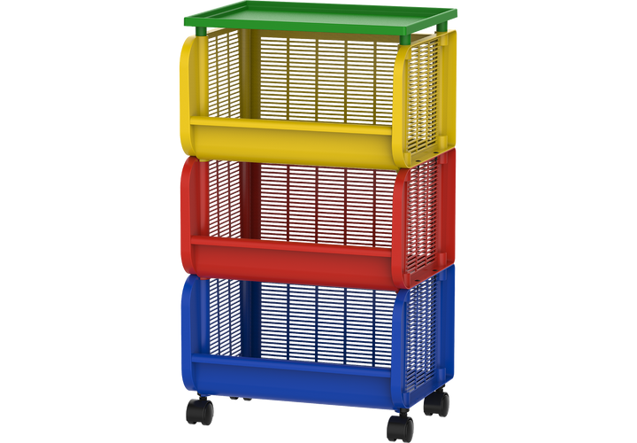 3 Tiers Storage Cart with Wheels