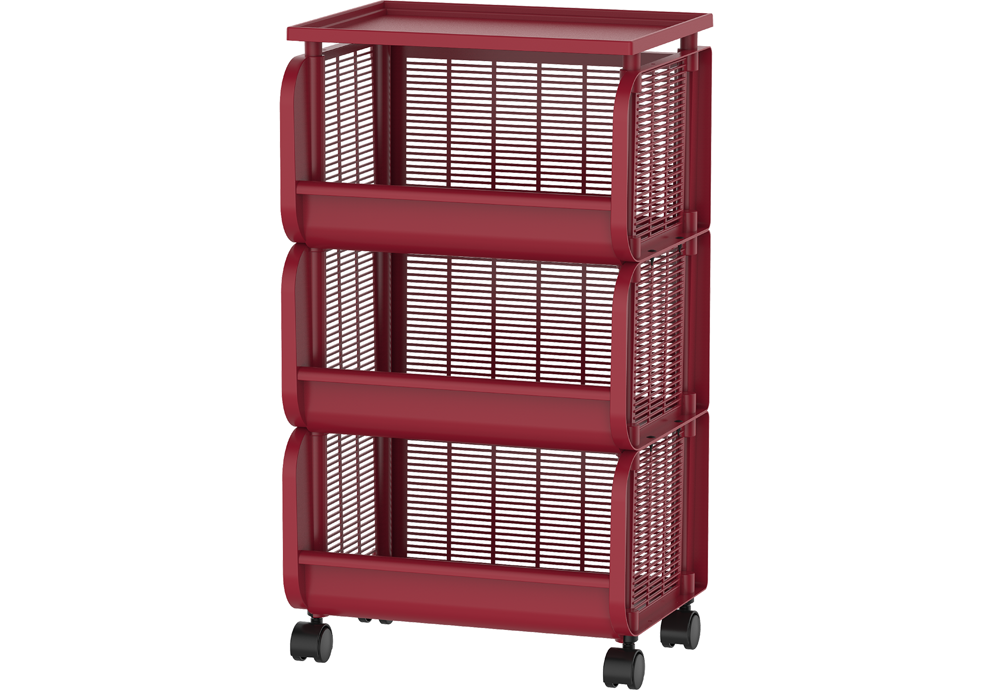 3 Tiers Storage Cart with Wheels
