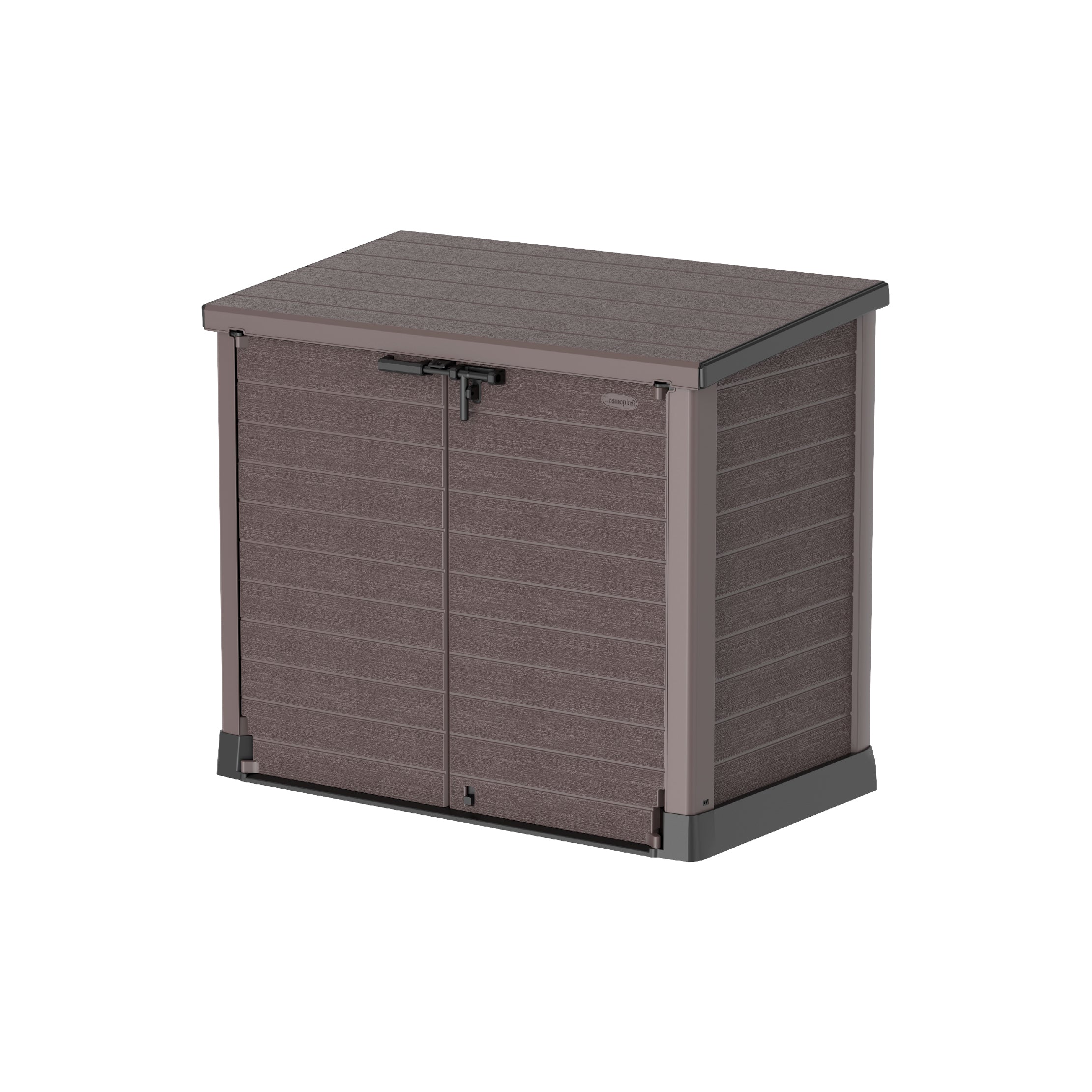 1200L Small Storage Shed with Flat Lid Waste Bin Storage