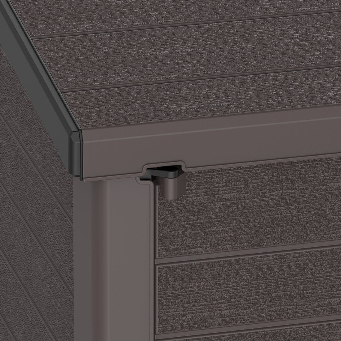 1200L Small Storage Shed with Flat Lid Waste Bin Storage