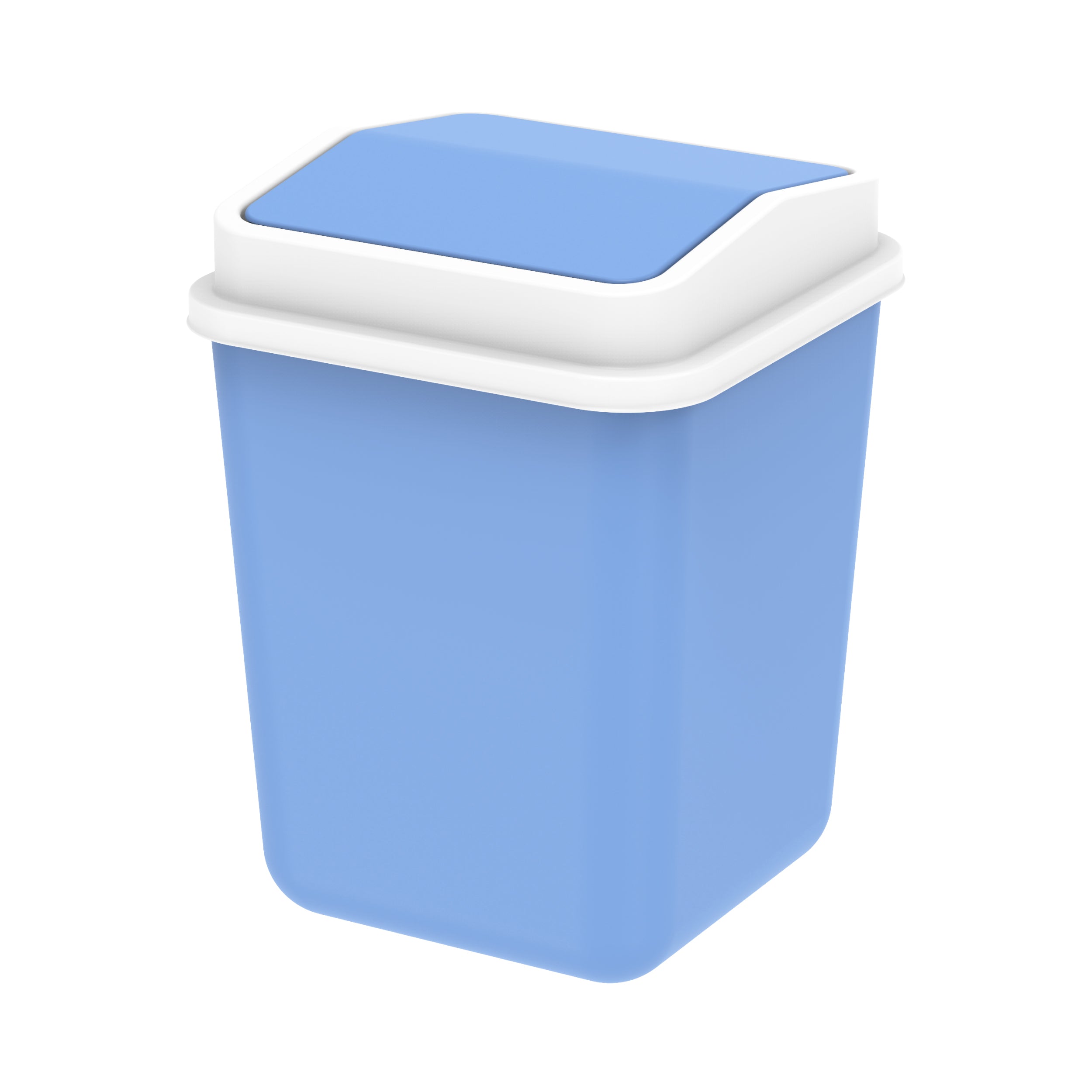 Cosmoplast 15L Swivel Waste Bins with Swing Lids – Cosmoplast UAE