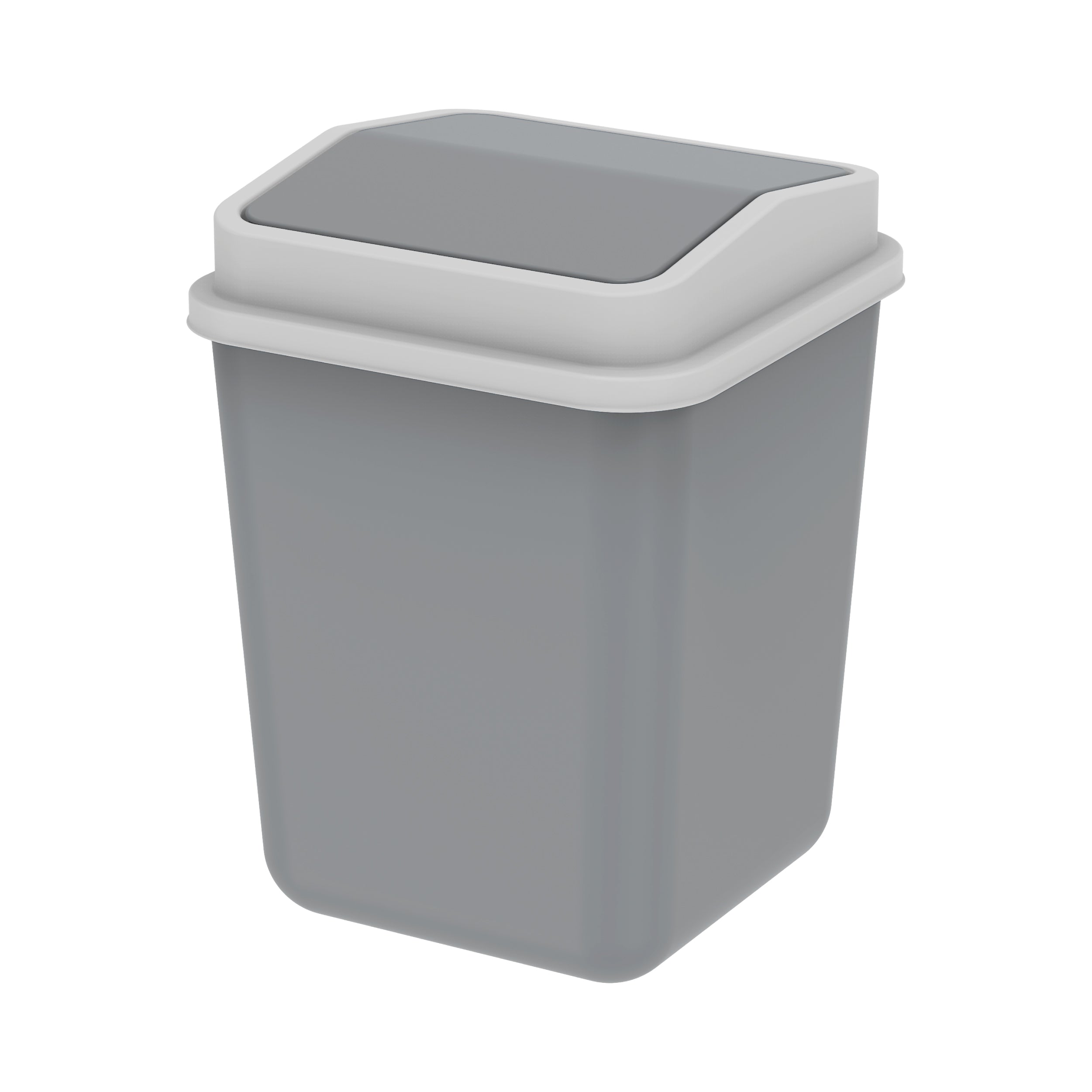 Cosmoplast 15L Swivel Waste Bins with Swing Lids – Cosmoplast UAE