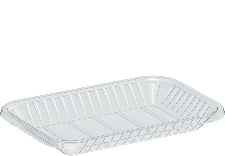 330 ml Clear Plastic Rectangular Trays 