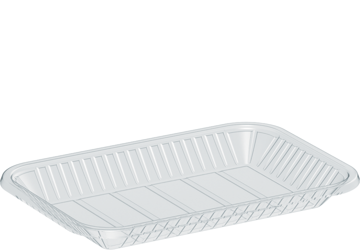 500 ml Clear Plastic Rectangular Trays