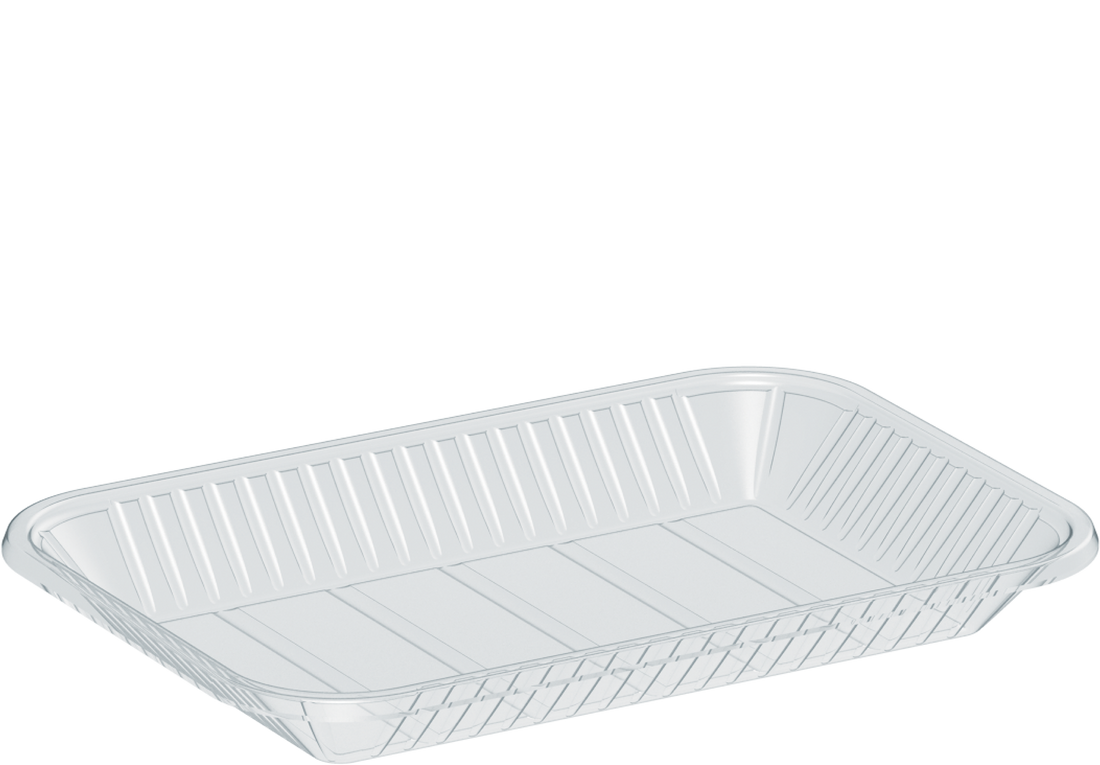 880 ml Clear Plastic Rectangular Trays 5 kg