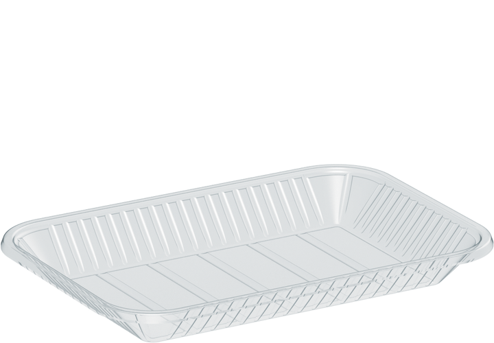 880 ml Clear Plastic Rectangular Trays 5 kg