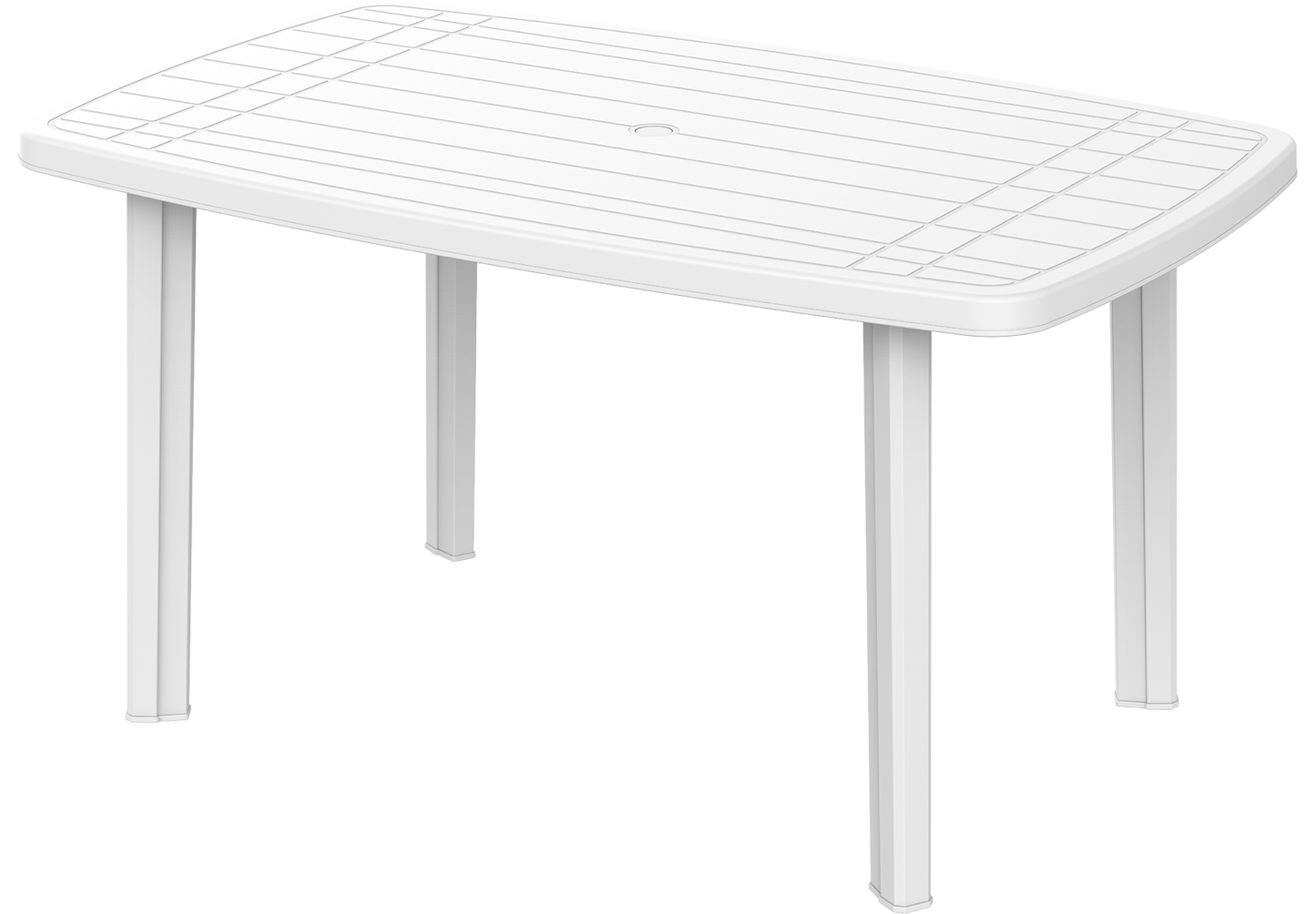 Black plastic garden discount table