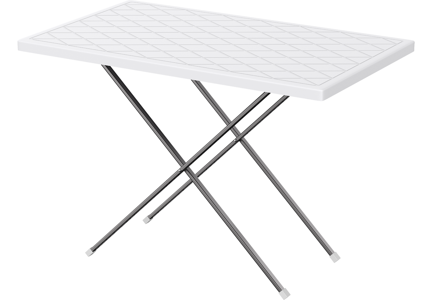 Folding Picnic Table with Steel Legs