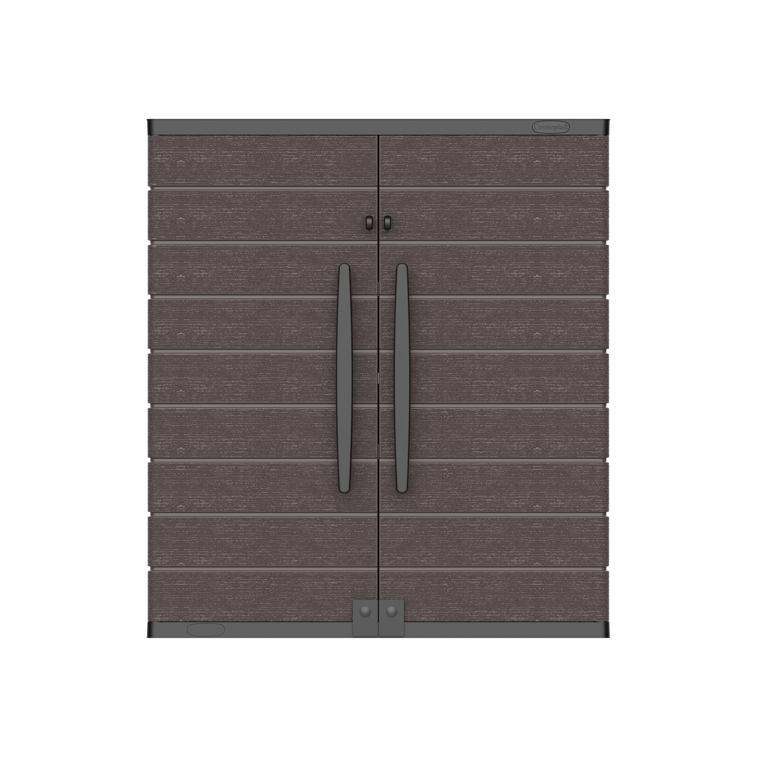 Cosmoplast UAE Cedargrain Vertical Storage Short Cabinet