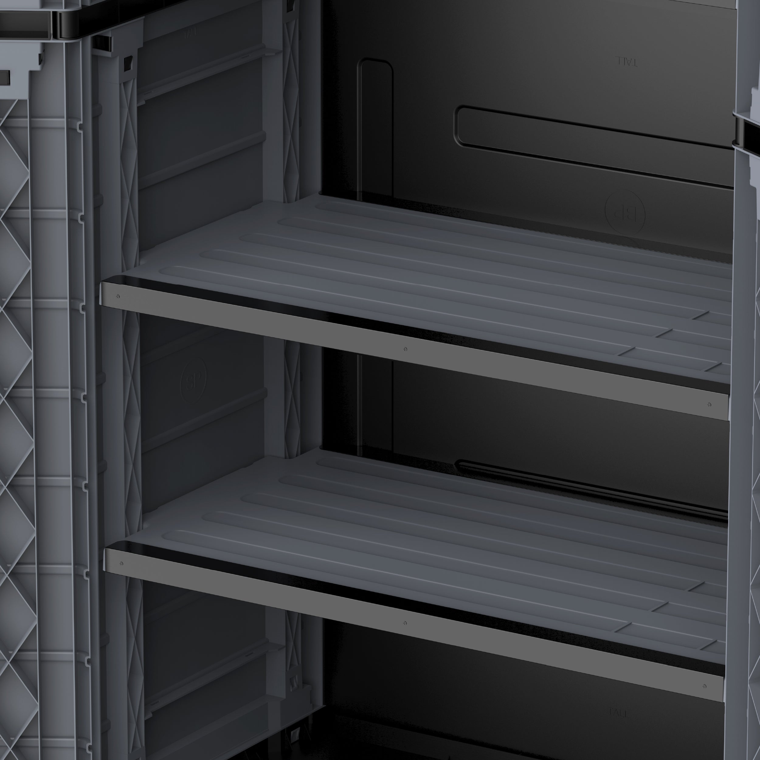 Cosmoplast UAE Cedargrain Vertical Storage Tall Cabinet