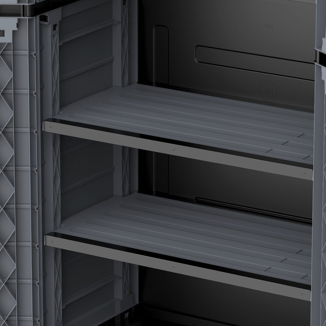 Cosmoplast UAE Cedargrain Vertical Storage Tall Cabinet