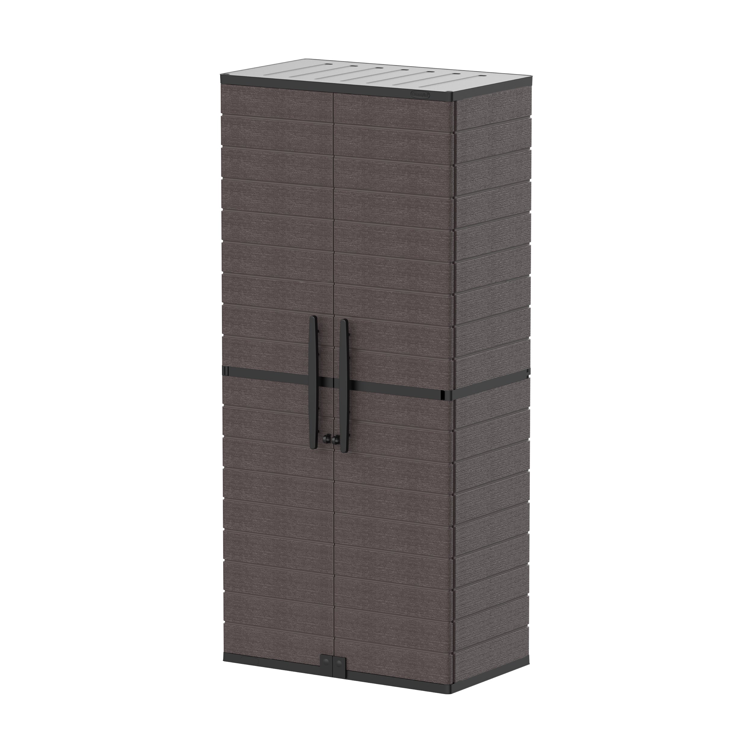 Cosmoplast UAE Cedargrain Vertical Storage Tall Cabinet